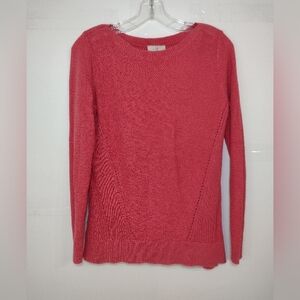 Loft Women's Pink Sweater Size (S)